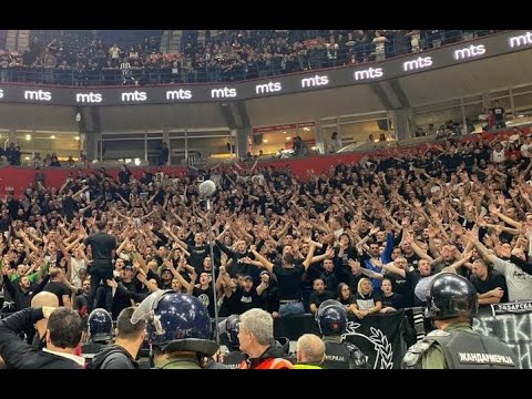 Grobari vređaju Čovićevu zenu (Partizan - Crvena zvezda)