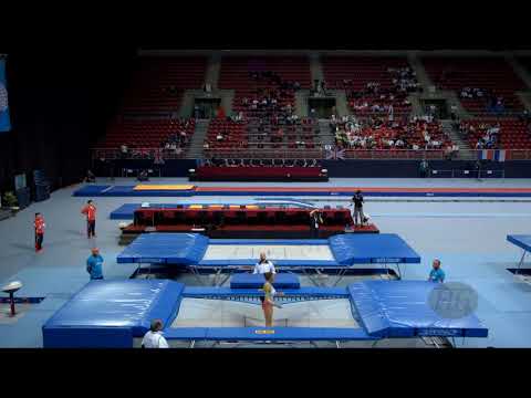 MARTINS Beatriz (POR) - 2017 Trampoline Worlds, Sofia (BUL) - Qualification Trampoline Routine 1