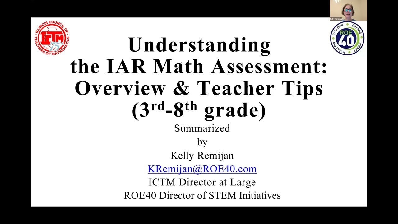 Understanding the IAR Math Assessment (2/9/26)*