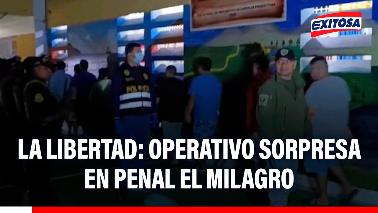 🔴🔵 Operativo sorpresa en penal El Milagro busca impedir planificación de extorsiones
