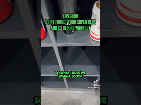 LIVEGOOD. DON'T FORGET YOUR SUPER REDS AND E3 BEFORE WORKOUT.#thereset  #LiveGood #MarkDelosSantos