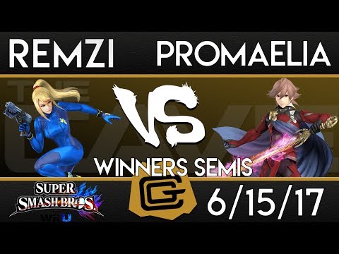 TCG Sm4sh - Remzi (Zero Suit Samus) vs Promaelia (Corrin) - Winners Semis - Smash 4 - 6/15/17