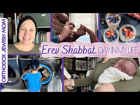 Shabbat Prep Day in My Life DITL | Orthodox Jewish Mom (Jar of Fireflies)