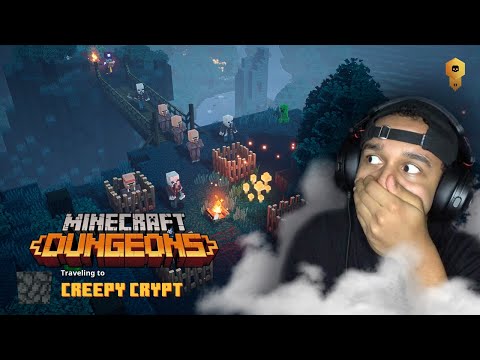 Rayan Ali - Minecraft Dungeons [Creepy Crypt] - Gameplay Walkthrough Part 3 ft. May