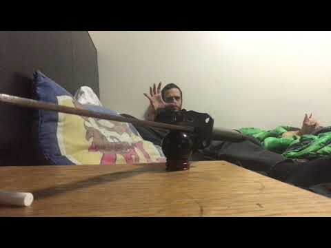 Telekinesis on old wakizashi mini katana sword psi wheel, Mastered it.