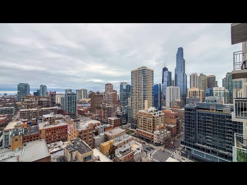 A River North one-bedroom + den #2010 at the stylish Flair Tower