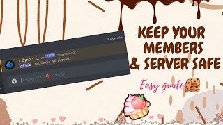˚ ༘♡ ⋆｡˚ How to stop Viruses and server invite links on your Discord Server!
