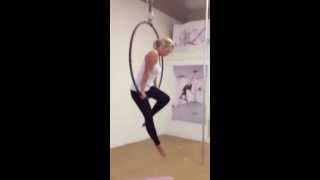 Eccie does aerial hoop
