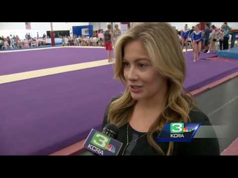2 former Olympians visit, coach gymnasts in Rancho Cordova