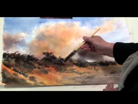 Ev Hales "Evening Mood, Rottnest Island." Stage 2