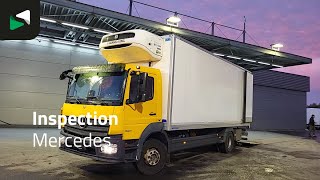 Camião frigorífico Mercedes-Benz Atego 1524 Atego 4X2 15tonner ThermoKing T-1200R Cooler Ladebord | Imagem 4 - Autoline