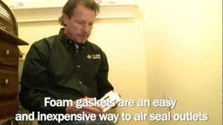 Air Sealing Electrical Outlets
