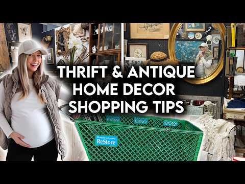 THRIFT + ANTIQUE  SHOP WITH ME 2026 | HOME DECOR THRIFTING TIPS