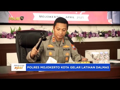 POLRES MOJOKERTO KOTA GELAR LATIHAN DALMAS