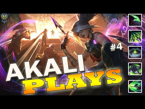 Las MEJORES Jugadas con AKALI #4 | AKALI Montage - Best AKALI Plays | League of Legends 2020