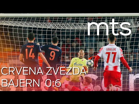 FK  Crvena zvezda  FC Bayern  Munich  0:6 Liga šampiona grupa B sezona 2019/20