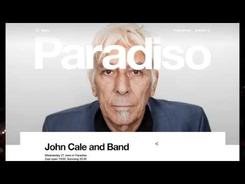 John Cale,  Paradiso, Amsterdam 20180627