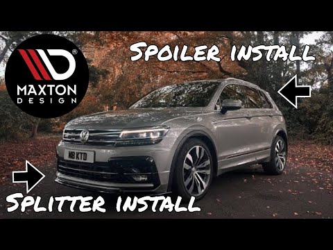 How To Install Maxton Design Splitter On A VW Tiguan R