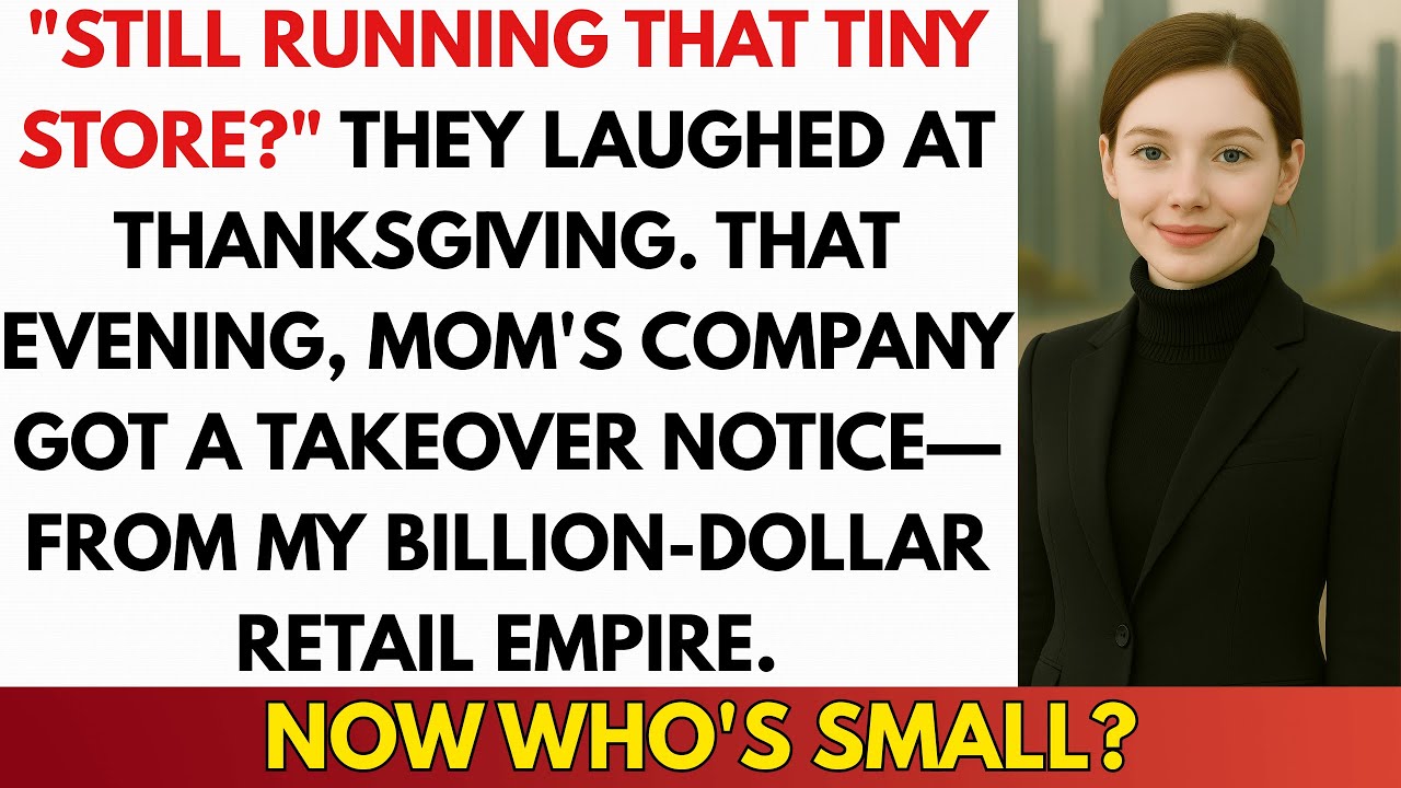 They Mocked My "Small Shop" At Thanksgiving—Then Mom Saw My Name On Her Company’s Acquisition Papers