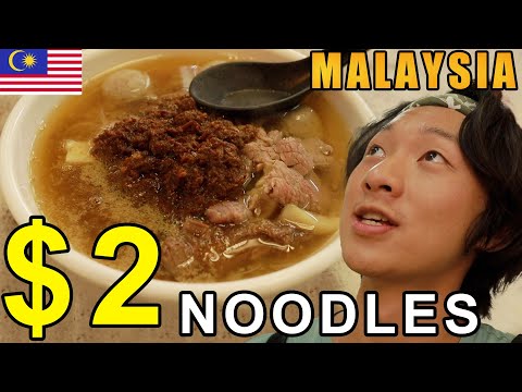 $2 Beef Noodles in Malaysia. I LOVE Malaysian Food! Food adventure in Malaysia