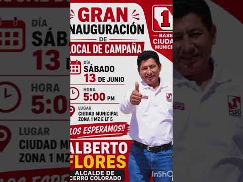 Inauguración de Local de Campaña "BASE CIUDAD MUNICIPAL"