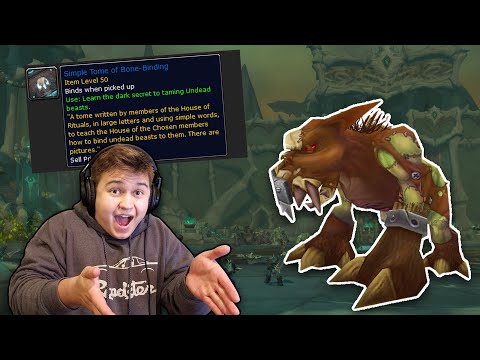 Simple Tome of Bone Binding - How To Tame Undead Pets As a Hunter! (As a Non-Undead Player)