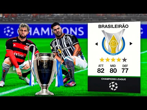CHAMPIONS LEAGUE...  mas meu TIME é do BRASILEIRÃO! FIFA 24