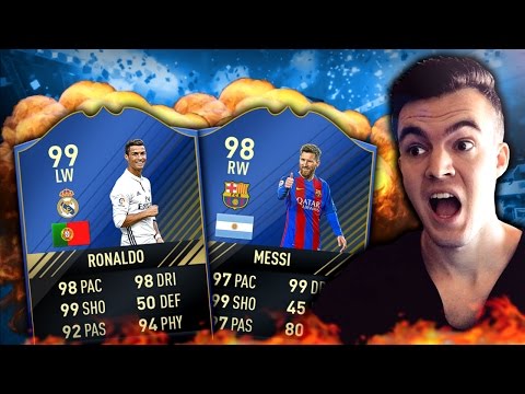 FIFA 17: 99 TOTY RONALDO & 98 TOTY MESSI FUT DRAFT!! ⛔️🔥