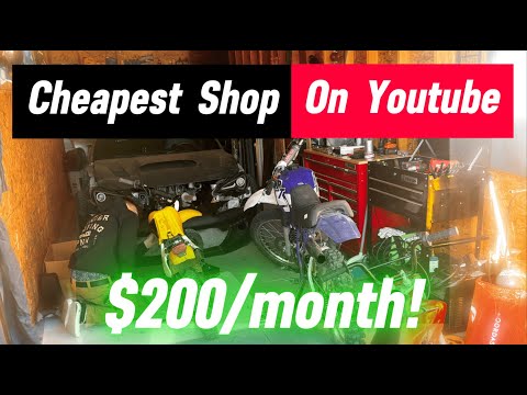 How I legally turned a storage unit into a shop ($200/month)!