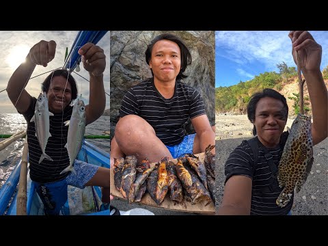 24 HOURS Fishing Adventure CHALLENGE (Catch and Cook Amazing Fish) 🎣🐟😊