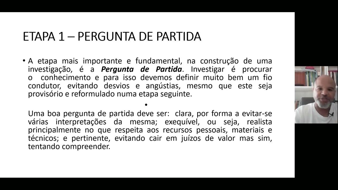 AULA 3 - Etapas de investigação