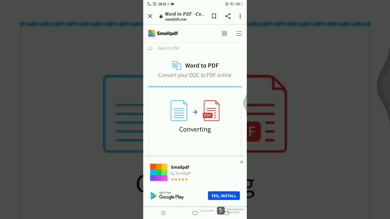 Word to Pdf Convertor// Easy Way
