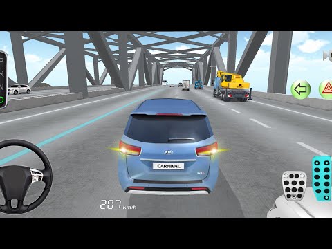 New Blue Kia Carnival - 3d Driving Class || Car Game #Gameplay #cargame