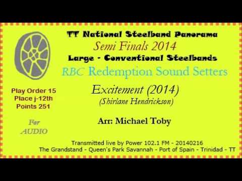 TT Panorama 2014 - Semies - Large. Redemption Sound Setters - Excitement (Arr Michael Toby)