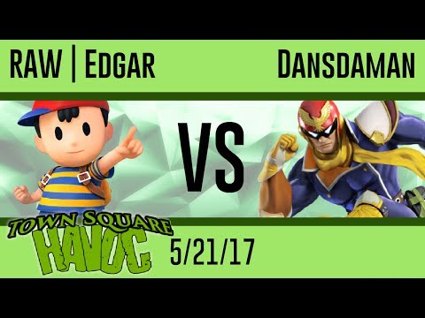 Dansdaman (Captain Falcon) vs RAW | Edgar (Ness)  - Town Square Havoc - Wii U