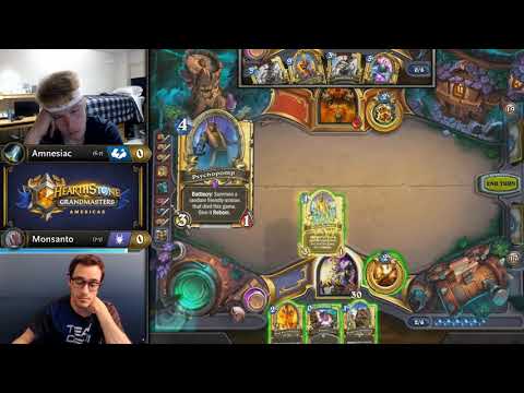 Amnesiac vs Monsanto - Hearthstone Grandmasters Americas S2 2019 - Week 7