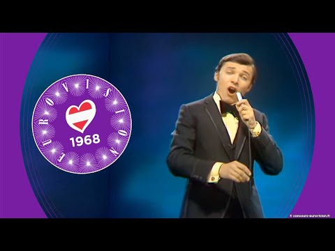 Eurovision 1968 - Austria ???????? Karel Gott - Tausend Fenster