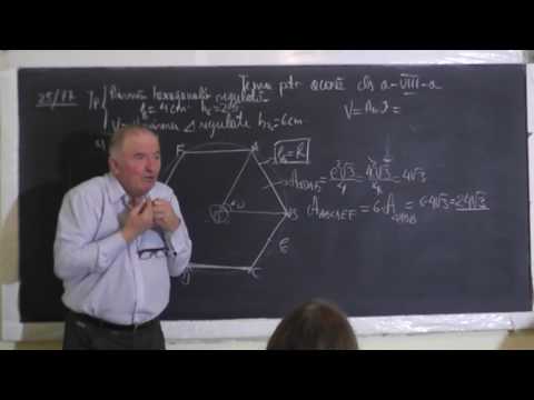 Lectia 1405 Prisma: Triunghiulara Patrulatera Hexagonala regulata Aria Volumul Clasa 8