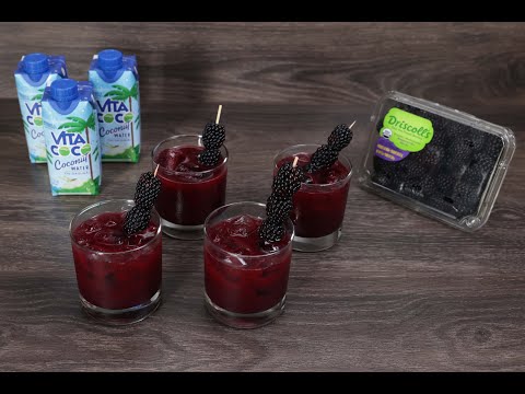 Quick & Easy: Blackberry & Coconut Water Lemonade