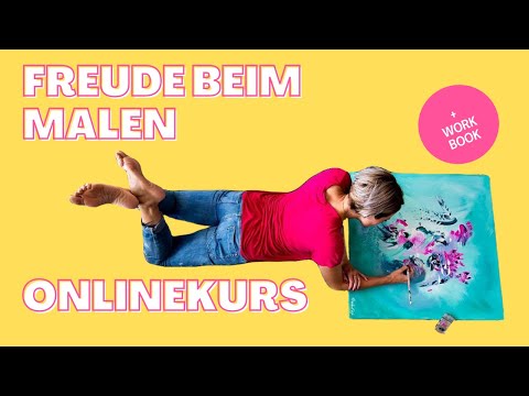 Onlinekurs MALGLÜCK 2020 - entdecke die Kraft der intuitiven Malerei.