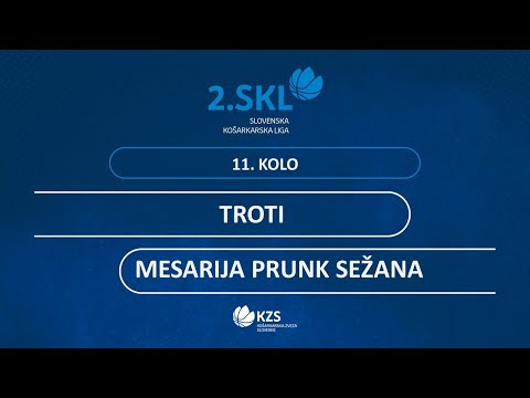 Troti : Mesarija Prunk Sežana - 11. kolo - 2. SKL za moške - Sezona 2020/21