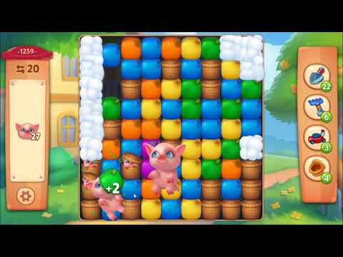 Farmscapes Level 1259 - NO BOOSTERS 🌻🚜🐔 | SKILLGAMING ✔️