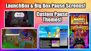 Download the video "How To Enable And Add Custom Pause Themes! Big Box & LaunchBox"