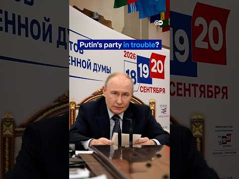 Putin's party in trouble? | DW News