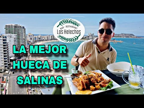 Salinas Un Lugar Turístico y Gastronómico 😋 Visitamos la Mejor Hueca 🍛 Santa Elena - Ecuador 🇪🇨
