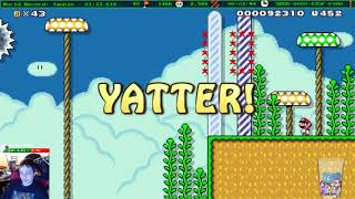 Super Mario Maker - Beast Destroys Levels Designed For Children