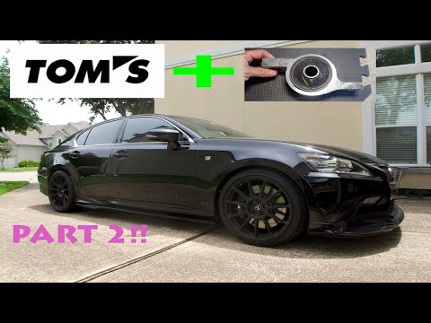 2013* (see notes) GS350 F sport Tom's Racing Install Part 2 + GSF LCA bushing install!!