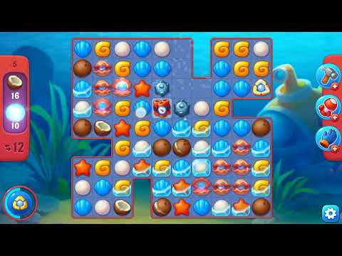 Fishdom: Shipwrecked level 5 Hard