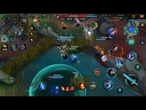 Playing Fizz in League of Legends Wild Rift mobile