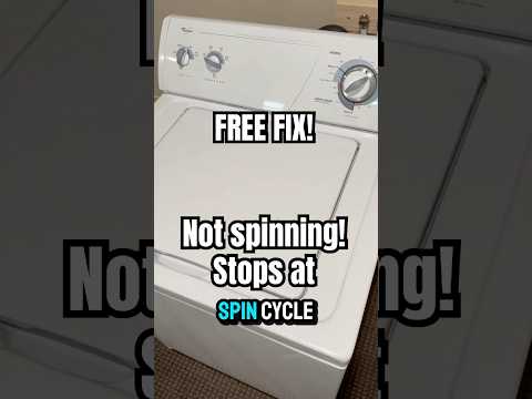 Whirlpool Washer Not Spinning